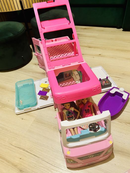 Kamper barbie 3w1 z akcesoriami
