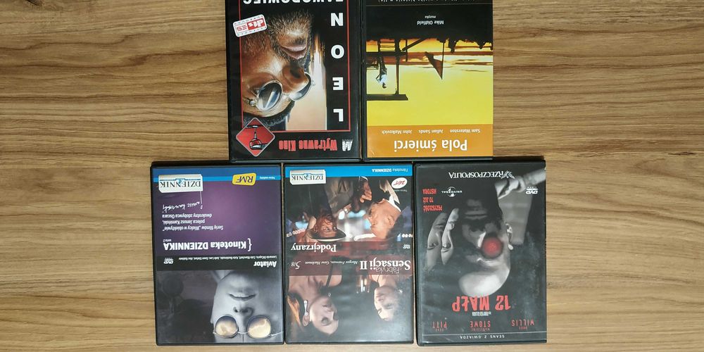 5 filmów -DVD- różne
