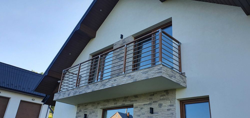 Balustrada tarasowa Fello STANDARD balkon taras aluminium barierka