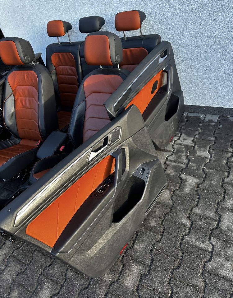 TIGUAN 5NN 5NA Allspace R-LINE Сидіння Шкіра Комплект Пам‘ять