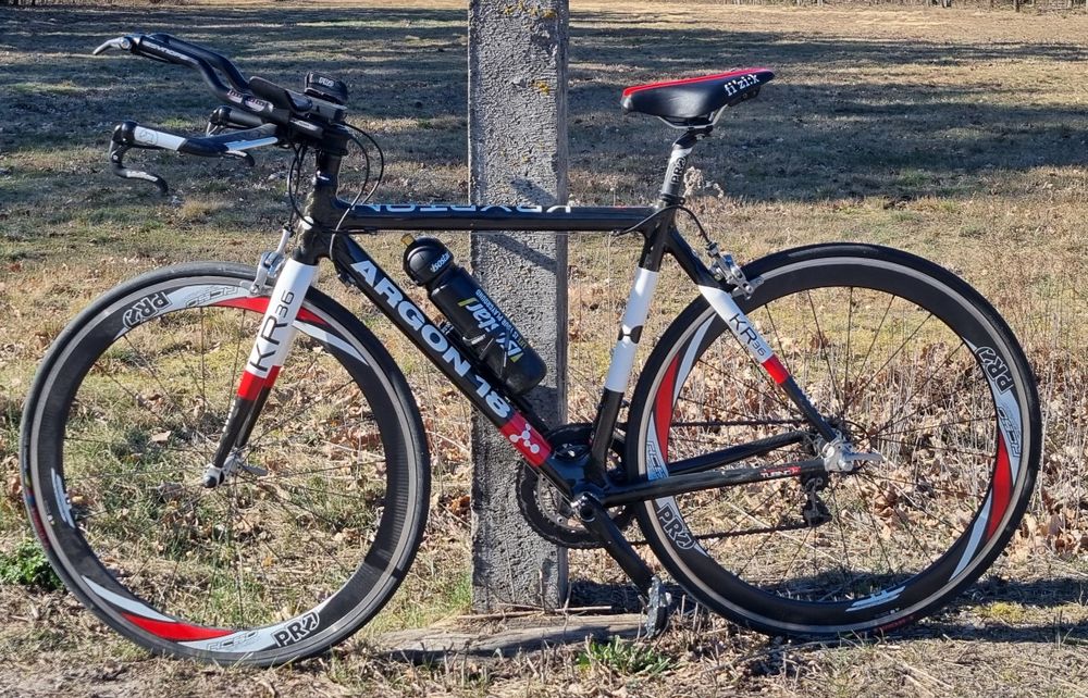 Szosa carbon czasówka tt triathlonowy Argon 18 czasowy