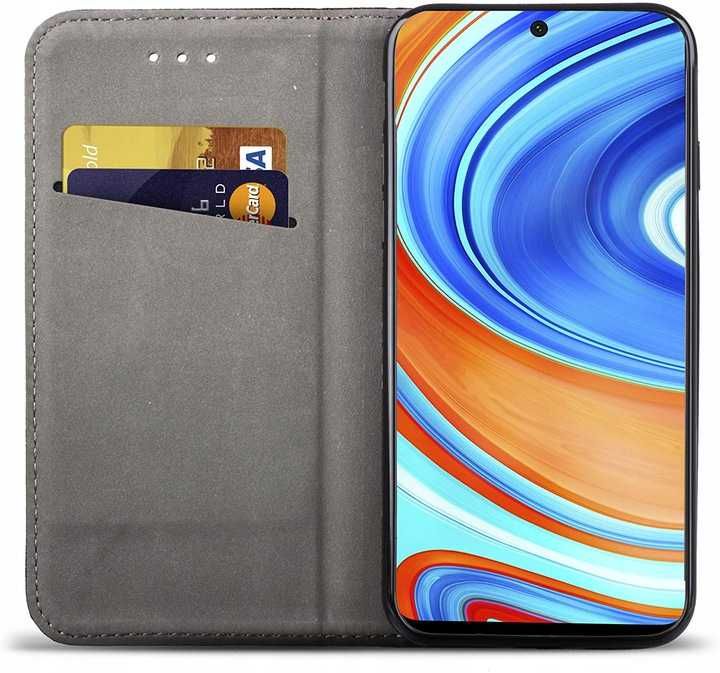 Etui Smart Magnet do Xiaomi Redmi Note 9s / 9 Pro + Szkło Hartowane