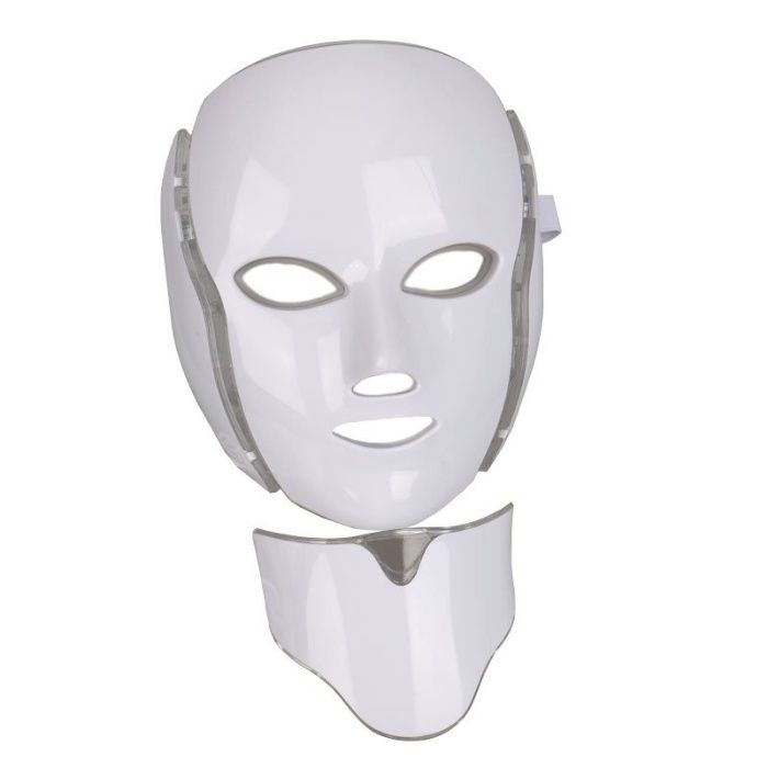 Mascara De Leds Fototerapia 7 cores Com Pescoço Novidade Crazy Prices