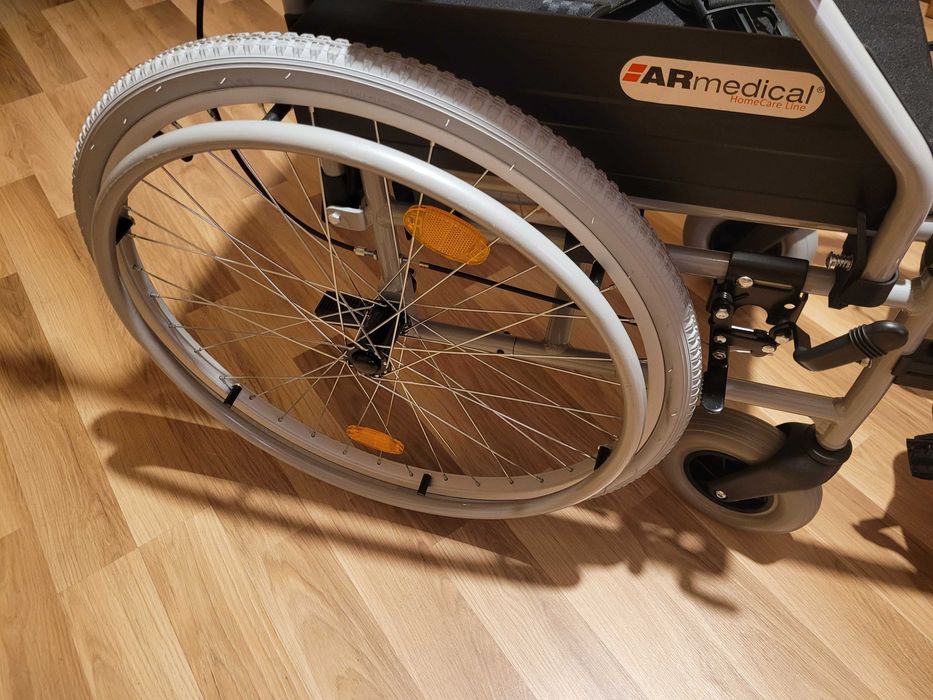 Nowy Wózek inwalidzki ARmedical pompka pasy inwalida niepelnosprawnych
