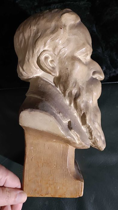 busto de Guerra Junqueiro, terracota ou cerâmica