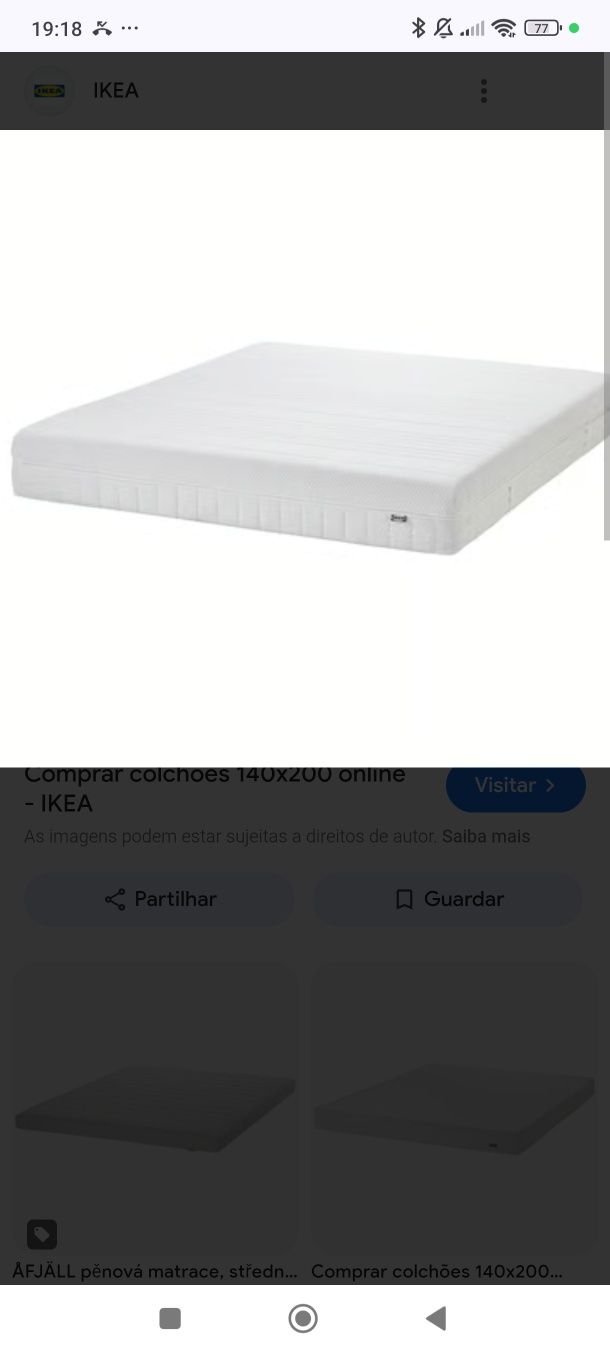 Colchão IKEA casal