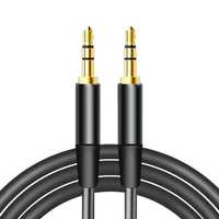 Kabel AUX Audio Maxlife Jack 3,5mmn 1M Czarny