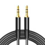 Kabel AUX Audio Maxlife Jack 3,5mmn 1M Czarny