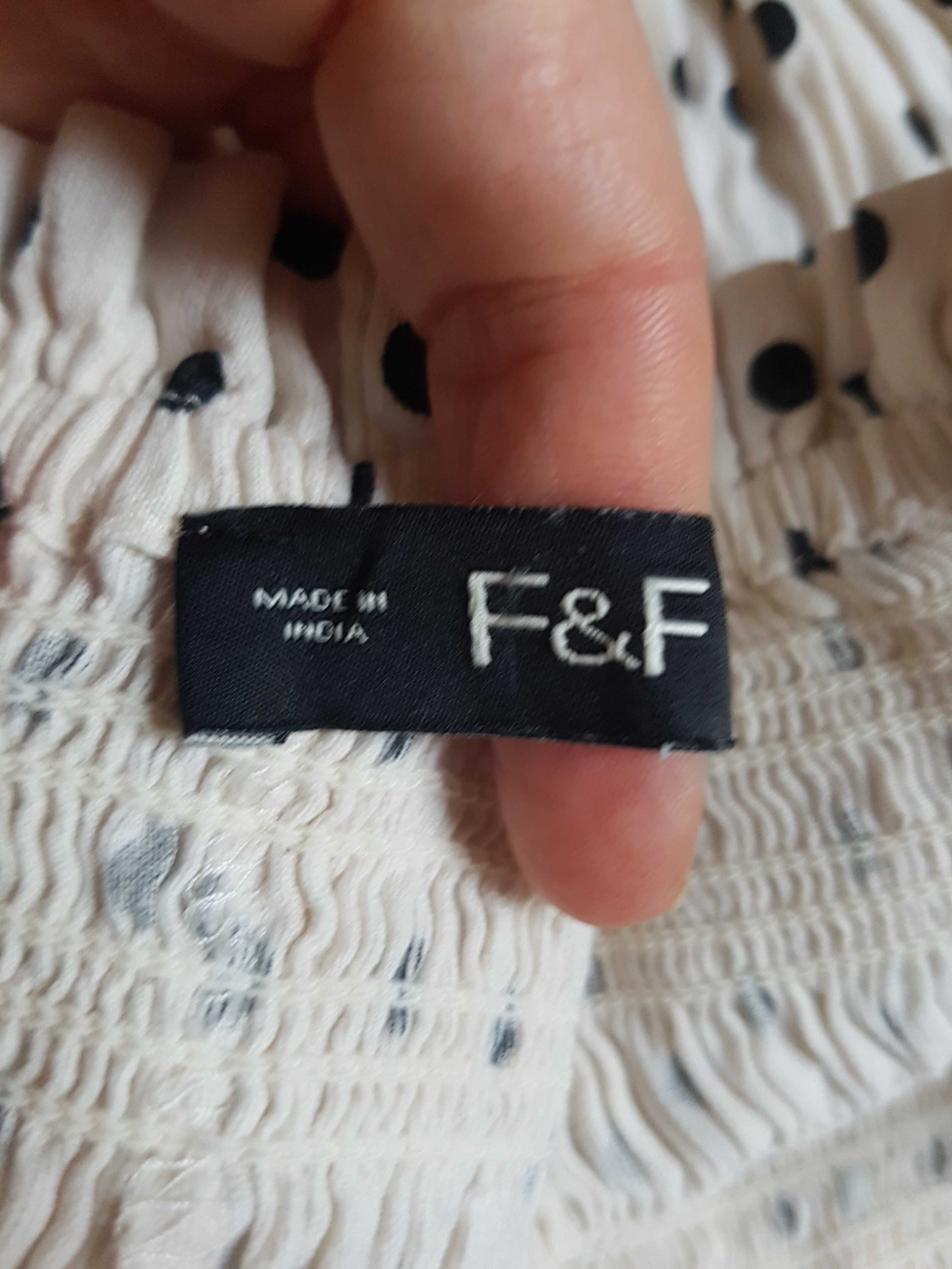 Сукня на резинці без бретелей в горох F&F