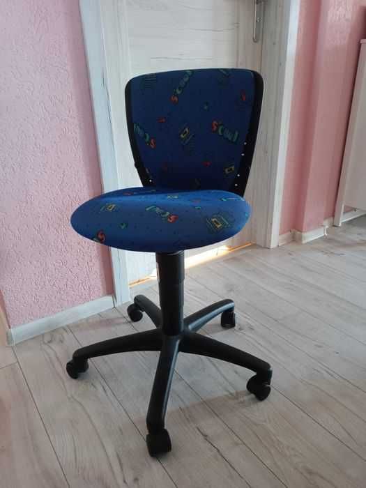 Krzesło obrotowe, biurowe, fotel dla dziecka do biurka stan bdb