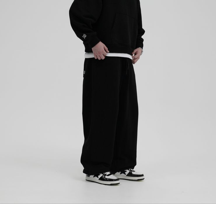 Широкі чорні спортивні штани M40 BAGGY SWEATPANTS широкие штаны бегги