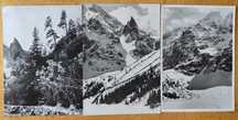 Karta pocztowa Tatry Morskie Oko Czarny Staw okres PRL
