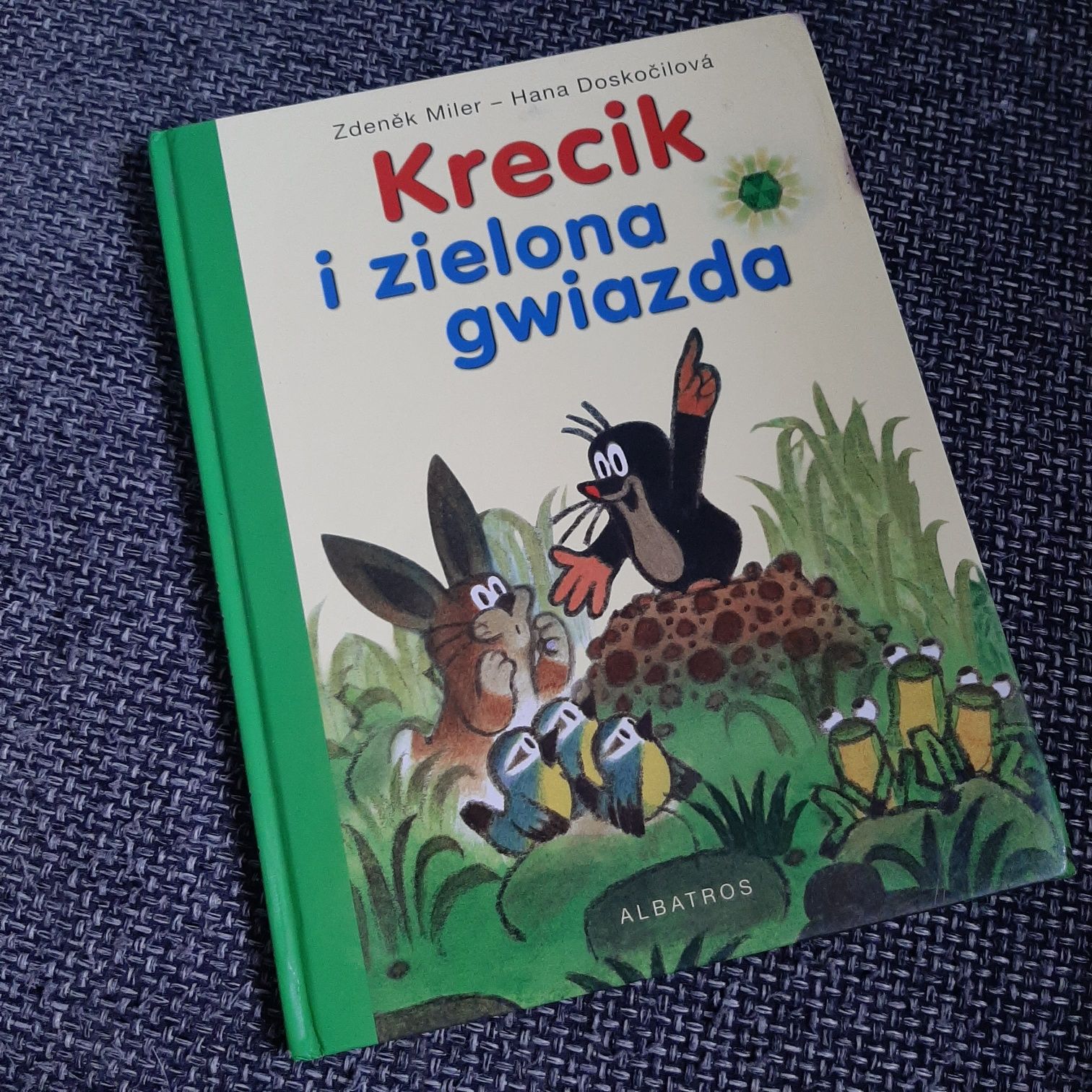 Krecik i zielona gwiazda książka dla dzieci 2008 perełka, stan bardzo