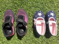 Ténis N 27 usados 1 vez + Pantufas sola de borracha N 27, Menina