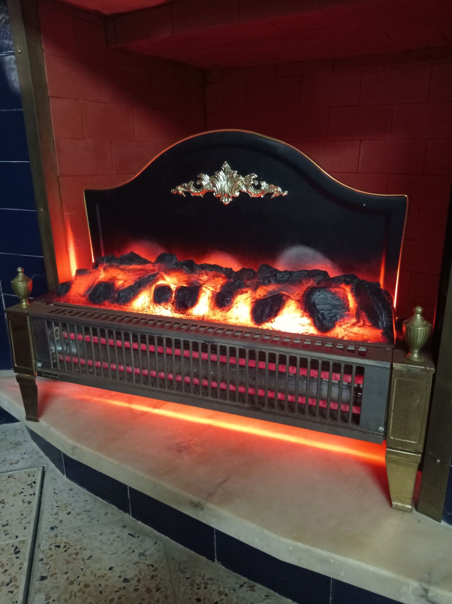 Lareira eléctrica.