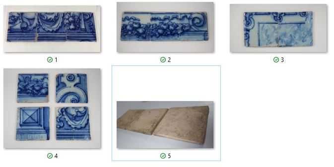 Azulejos Portugueses Séc. XIX, cada