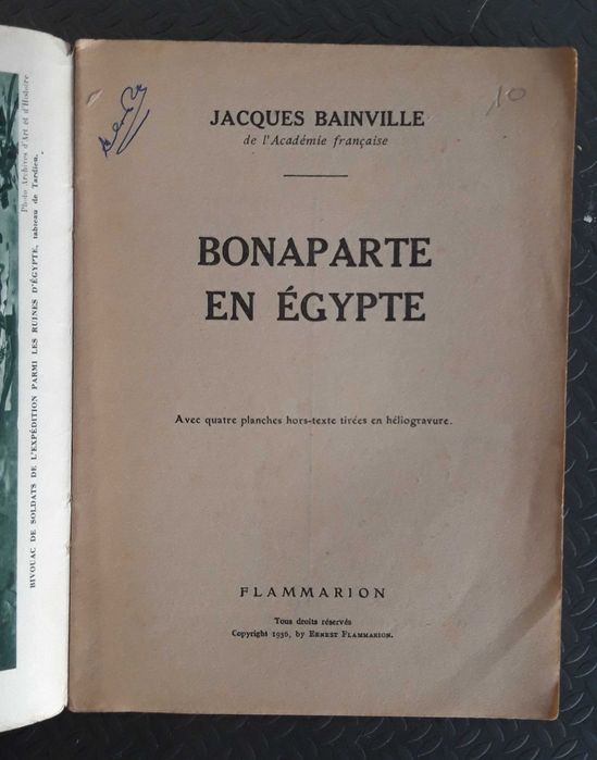 Livro REF-PA3 - Jacques Bainville - Bonaparte en Égypte