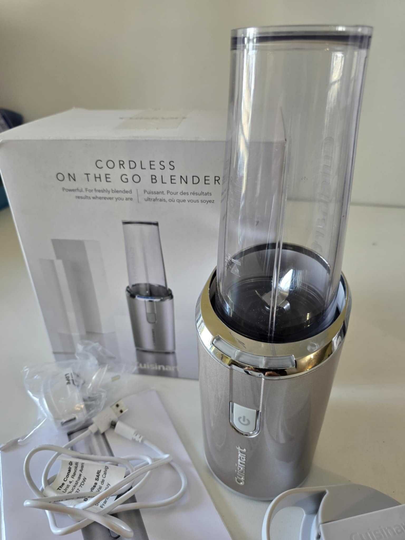 Cuisinart przenośny blender BPA Tritan kielich bezprzewodowy Nowy -50%