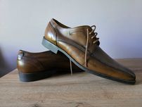 Buty męskie wizytowe półbuty eleganckie VAN LIER rozmiar 44 NOWE
