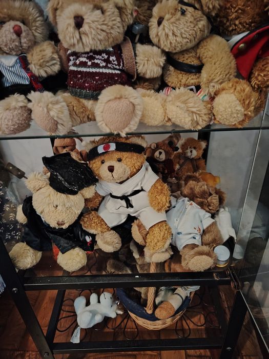 Coleção de ursos peluche