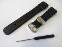 Pasek gumowy silikonowy 20mm 22mm do zegarka Seiko 5 SKX009 SRP777J1