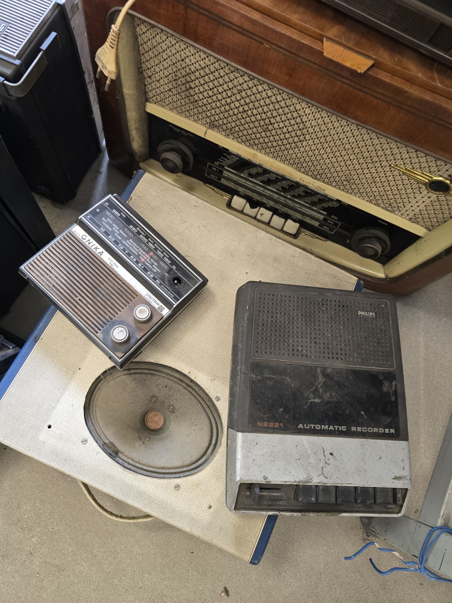 Stare radia lampowe Unitra,retro sprzet,elektronika