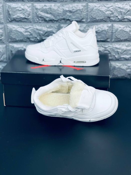 Кожаные зимние кроссовки Jordan Aura 4 / зимові кросівки Найк Аура 4