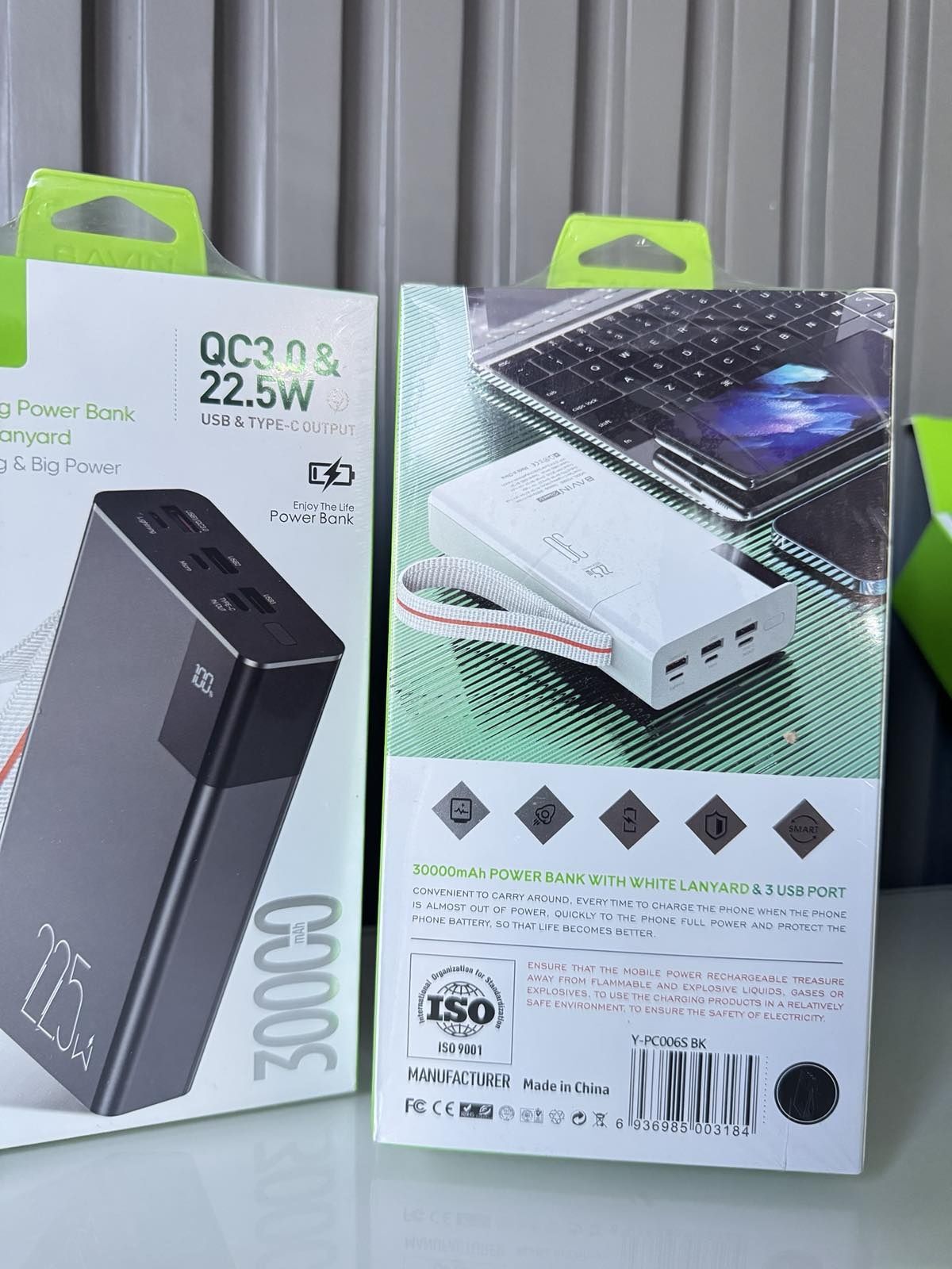 Power Bank BAVIN PC006S 30000mah 22.5w+QC3.0(Повер Банк Бавин 22.5ват)