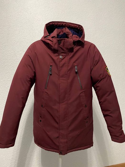 Зимова куртка (вишнева)