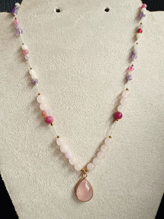 Naszyjnik z kryształu górskiego