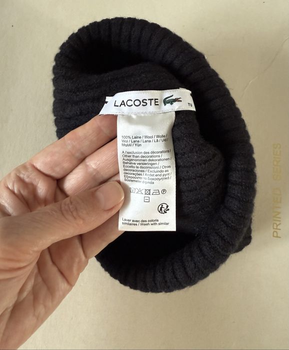 Шапка з вовни xs Lacoste