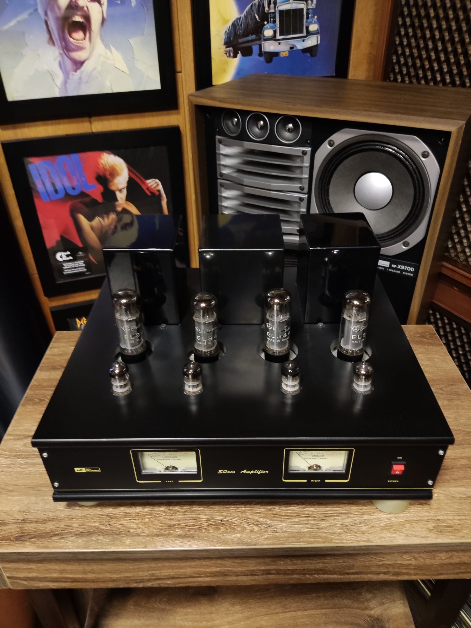 Wzmacniacz lampowy NUOVA ELETTRONICA stereo Amplifer EL34 EL 34