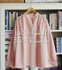 arket różowa koszula bluzka oversize 34 idealna