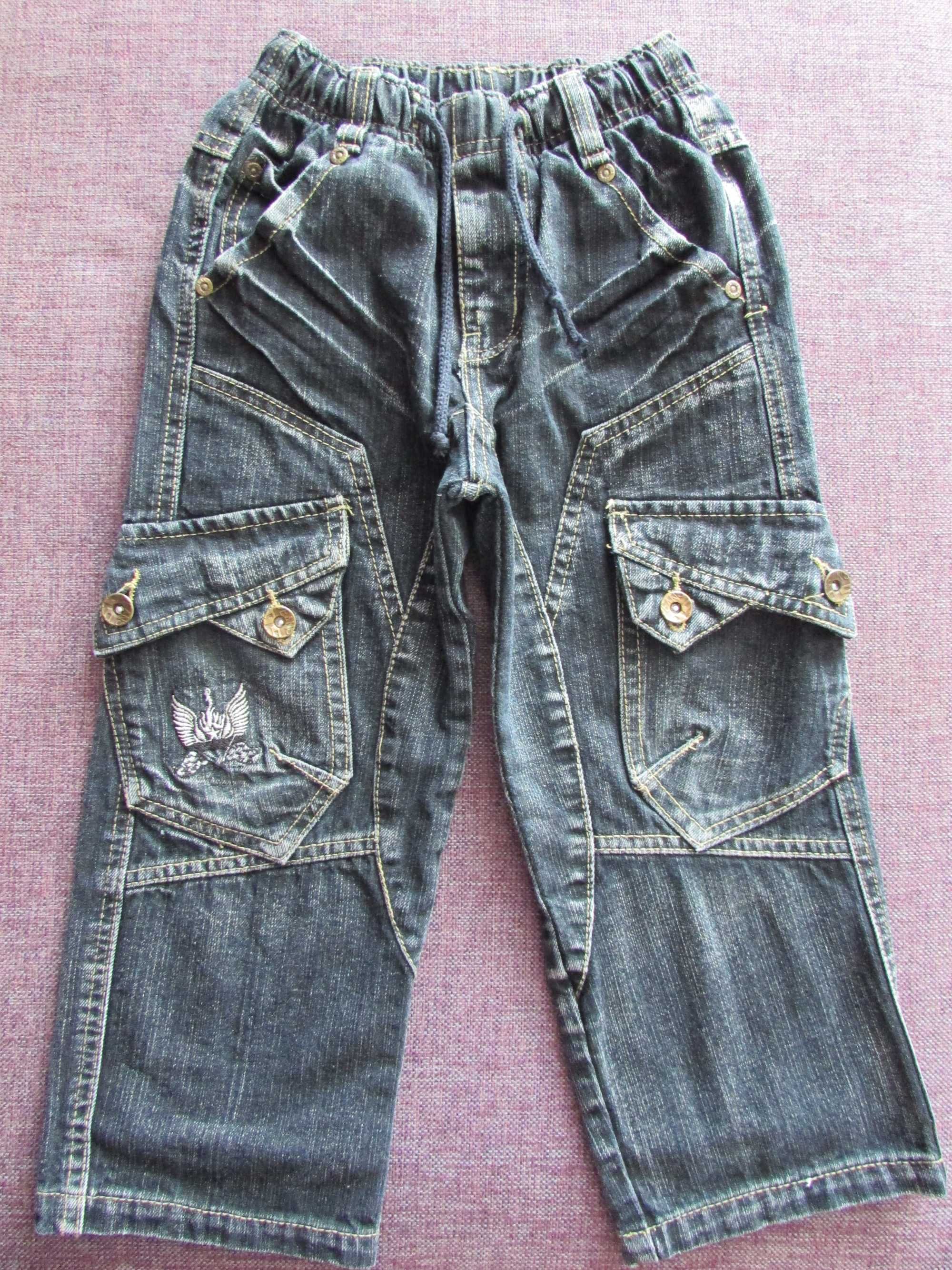 Spodnie jeansowe Evil  Roz. 116
