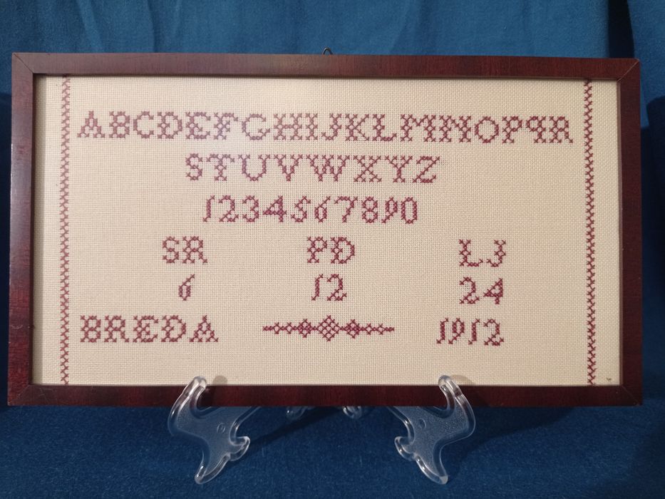 Stare obrazy haft krzyżykowy z początku XX wieku