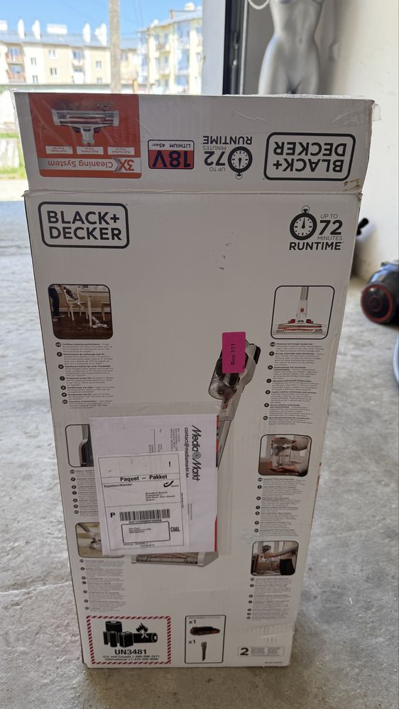 Аккумуляторный пылесос BLACK+DECKER BHFEV182C