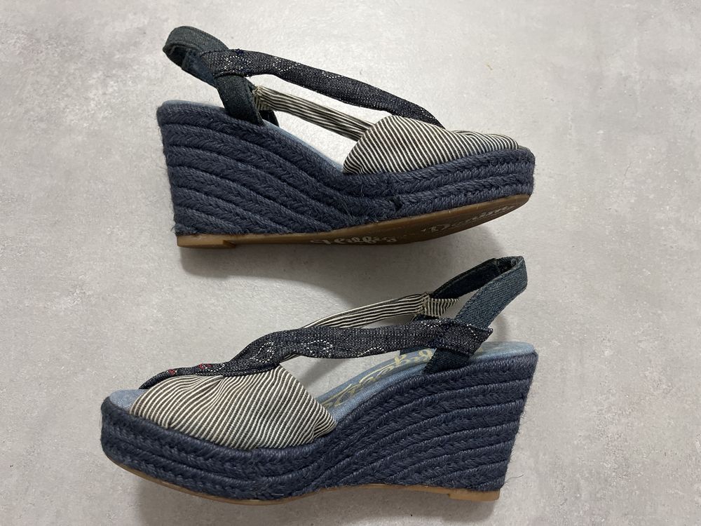 Espadryle na koturnie Tommy Hilfiger, 38