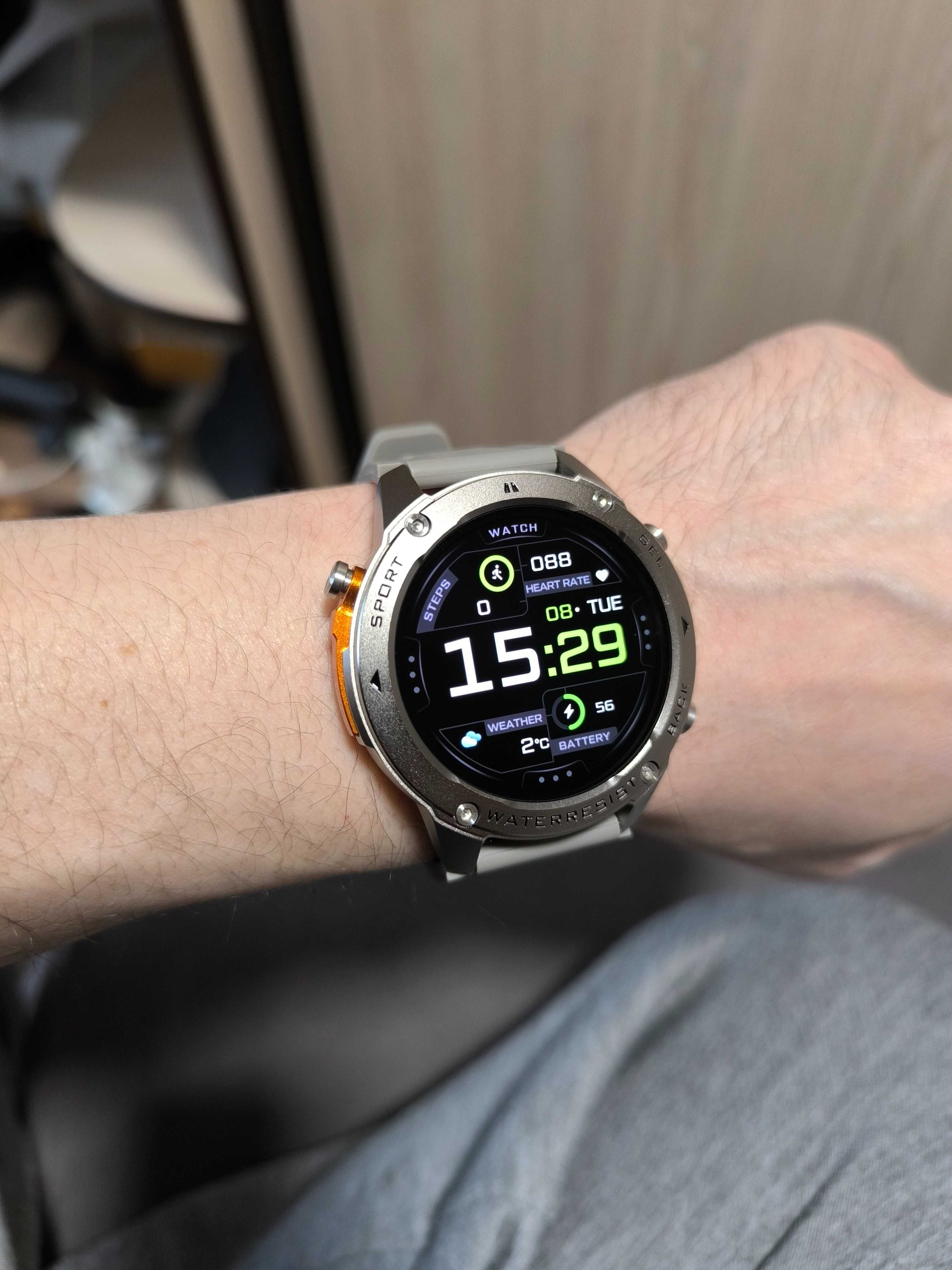 Смарт часы Zeblaze Stratos 2 Ultra + Подарок тревл кейс ( фото ) !