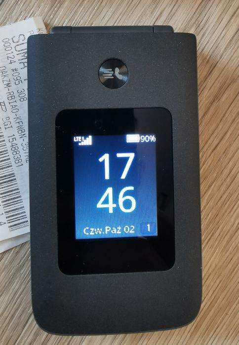 TCL onetouch 4043 lte z klapką, gwarancja. Dla Seniora...