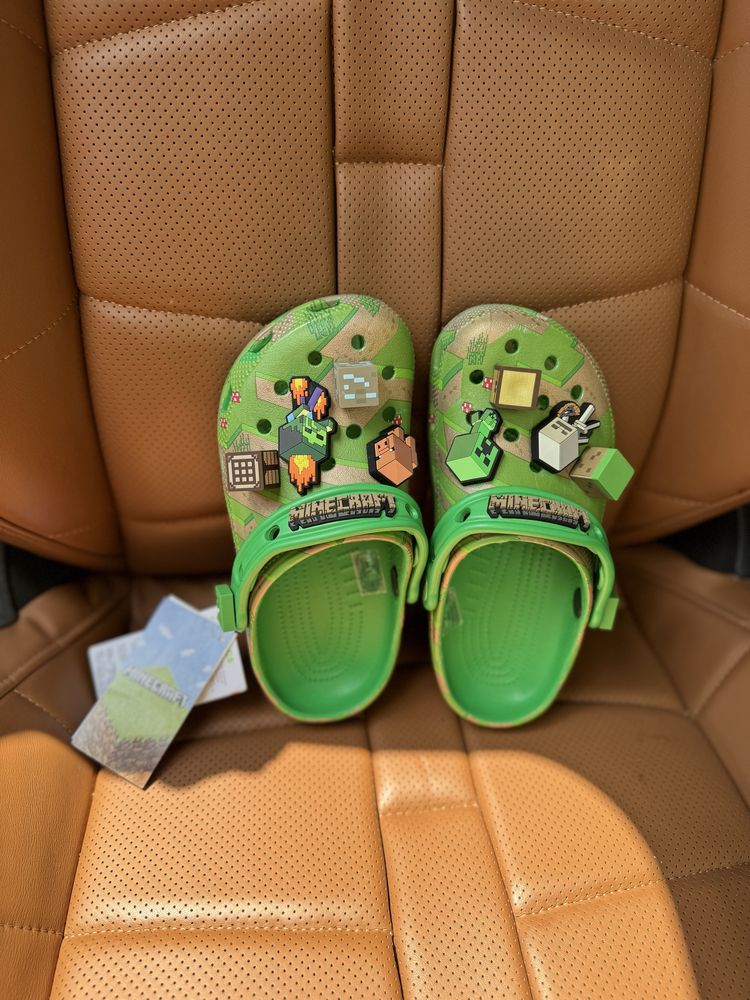 Crocs Minecraft, Крокси Майнкрафт, Кроксы Маинкрафт, Крипер, Кріпер