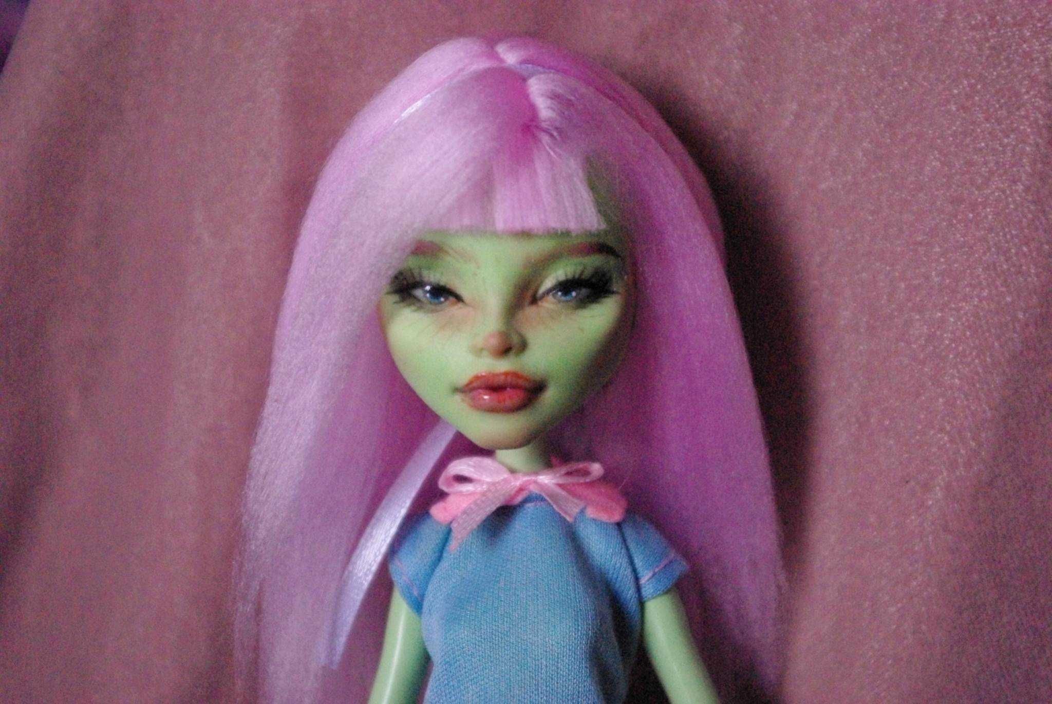 lalka monster high kawaii ooak custom repaint