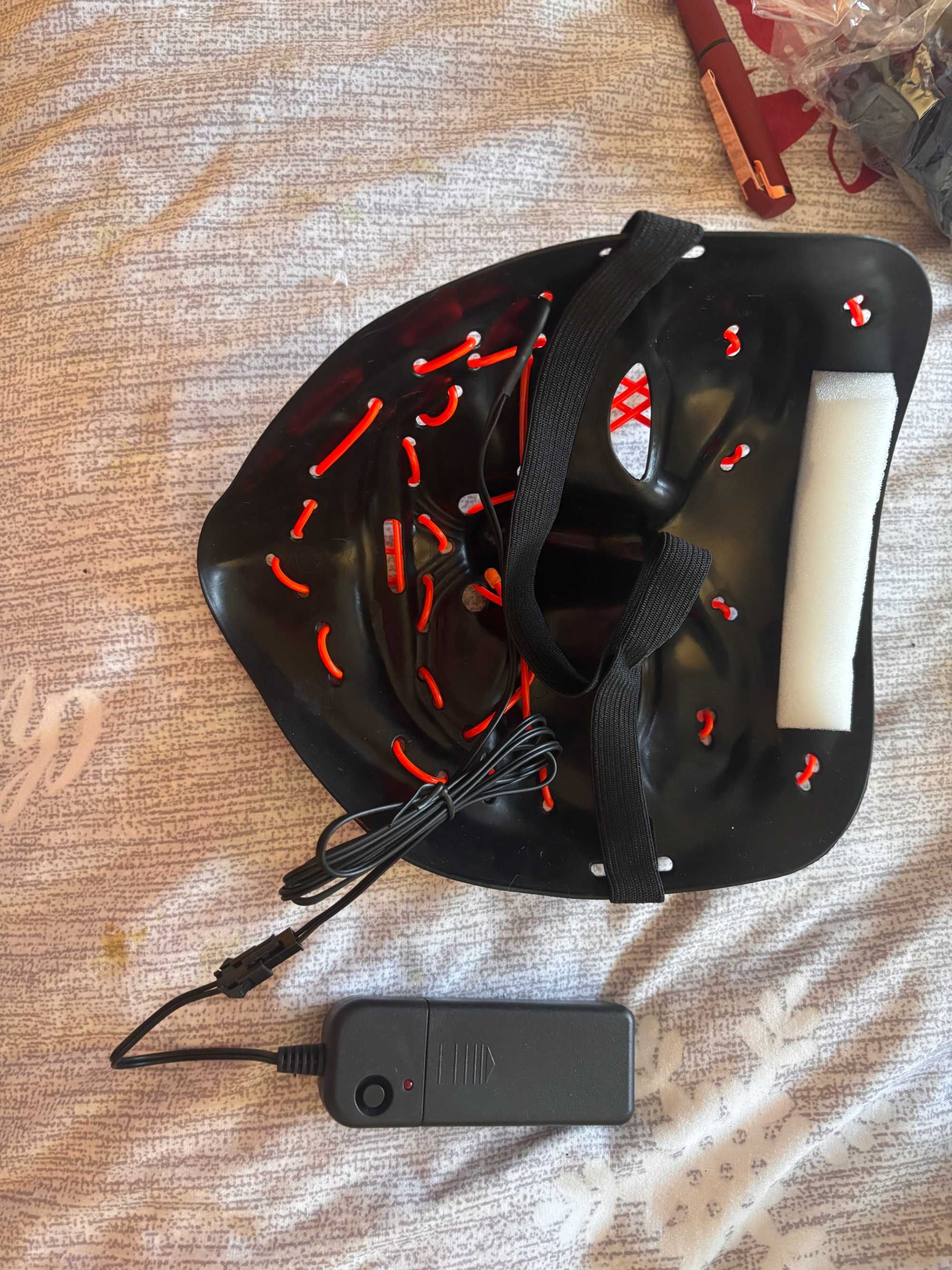 Máscara nova Halloween/Carnaval LED