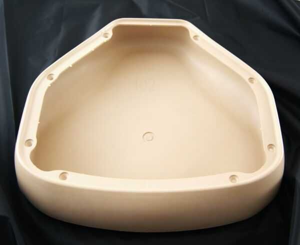 Guma siedzenia MZ TS ES 250/1 250/2 TROPHY kremowa nowa, 2 szt. !!!