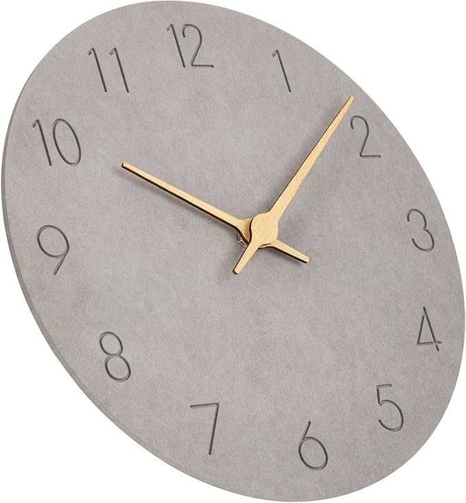 Zegar ścienny płyta MDF bez tykania cichy nowoczesny 30cm Warminn