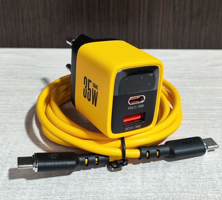 Зарядний пристрій 35W Asometech екран+кабель