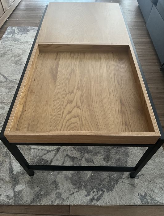 Stolik loft braz czern 50/100