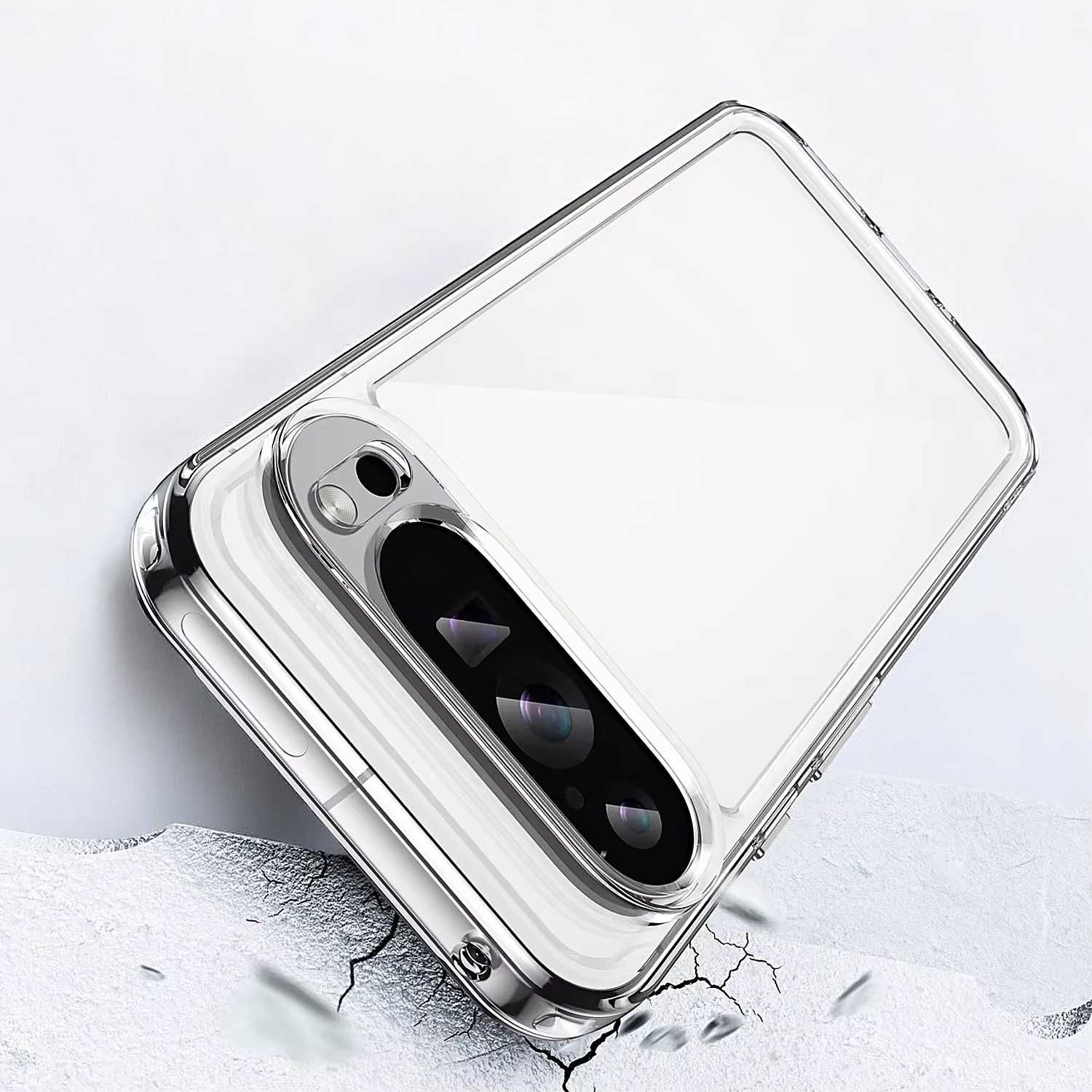 Etui ELEVATE HEXAGON do Google Pixel 9 Pro XL - Clear