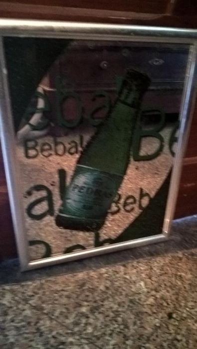 Quadro espelhado vintage das "Pedras Salgadas"