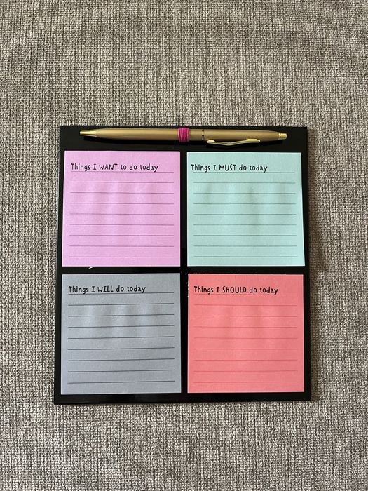 Bloco de notas adesivo + caneta | Flying Tiger | Novo com etiqueta