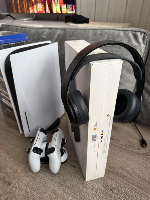 PLAYSTATION 5 BLU-RAY 825GB + 1TB SSD +26 дисків та інше, мегакомплект
